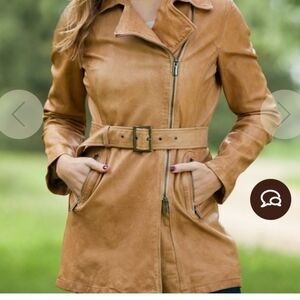 Overland sheepskin leather jacket